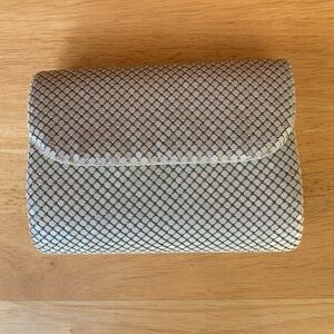 Cream Metallic Purse